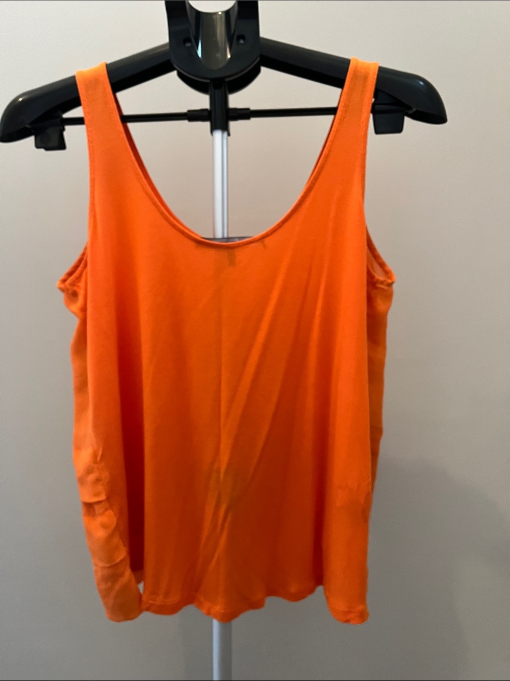 Comptoir Des Cotonniers Orange Layered Silk-Blend Camisole - Size Small - Picture 6 of 7